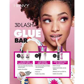 i-Envy Super Strong Hold 3D Lash Glue - Waterproof & Hypoallergenic