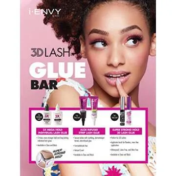 i-Envy Super Strong Hold 3D Lash Glue - Waterproof & Hypoallergenic