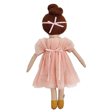 Handmade Noa Plush Ballerina Doll - 19" Soft Toy for Girls