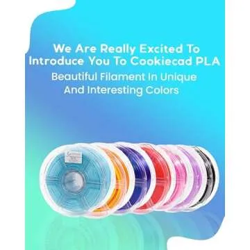 Cookiecad PLA Filament 1.75mm 1kg Marble Pastel 3D Printer Filament - Blue Chip PLA