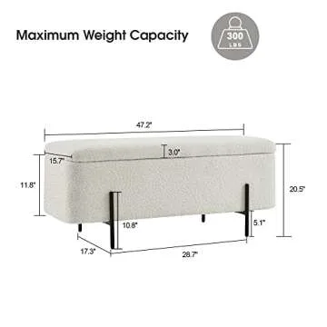 Elegant MCombo Storage Ottoman Bench for Every Home