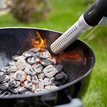 HomeRight ElectroLight C900046 Fire Starter, Charcoal Starter, Charcoal Lighter, BBQ Starter,BBQ Smoker, Grill Starter, No Lighter Fluid, Chemical Free Super Heated Air with Built-In Blower