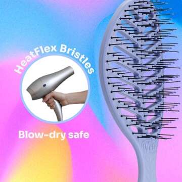 Eco-Friendly Wet Brush Go Green Speed Dry Hair Brush