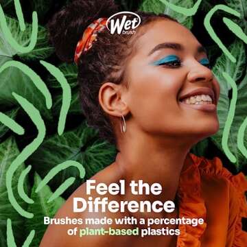 Eco-Friendly Wet Brush Go Green Speed Dry Hair Brush