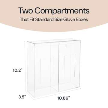 SimplyImagine Double Hygiene Dispenser Station with Lid (Double)