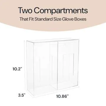 Double Hygiene Dispenser with Lid for Organized Storage