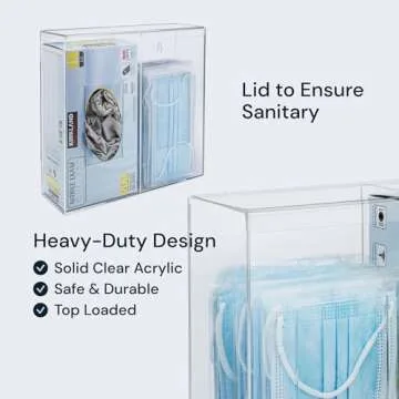 Double Hygiene Dispenser with Lid for Organized Storage