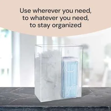 Double Hygiene Dispenser with Lid for Organized Storage