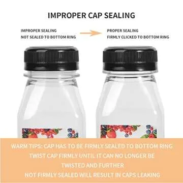 OAMCEG 36 PCS Reusable Juice Bottles for Easy Storage