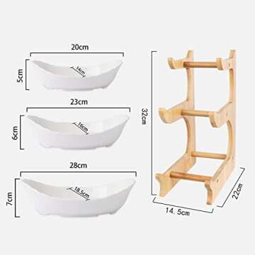 SEVEN SPARTA 3-Tiered Kitchen Counter Fruit Bowl