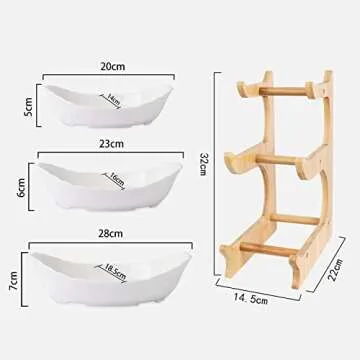 SEVEN SPARTA 3-Tiered Kitchen Counter Fruit Bowl