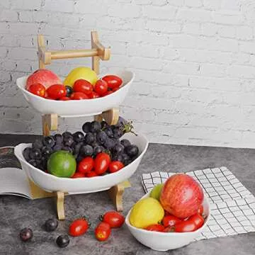 SEVEN SPARTA 3-Tiered Kitchen Counter Fruit Bowl