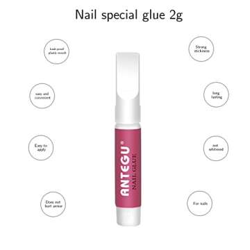 20 pcs Nail Glue for Acrylic Nails, Professional Long Lasting Professional Nail Tip Glue for Press on Nails,Adhesive Super Bond for Acrylic Nails Tips