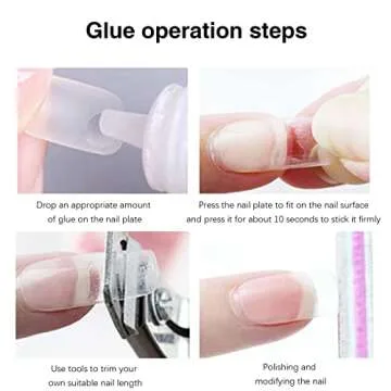 20 Pcs Nail Glue for Acrylic Nails and Press-on Nail Tips