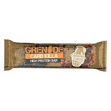 Caramel Chaos Protein Bar - Low Sugar and High Protein