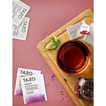 Eva's Gift Universe, Tea Bags Sampler Variety in Bamboo Tea Bag Organizer (80 Count) 9 Different Flavors Gifts for Parents Mom Dad Tea Lovers Couples