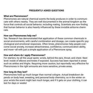 Pheromones for Women - Elegant Organic Perfume Spray