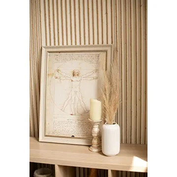 Elegant FLORLAB White Ceramic Flower Vase for Home Decor