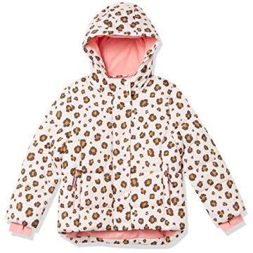 Toddler Girls Pink Animal Print Puffer Jacket - Amazon Essentials