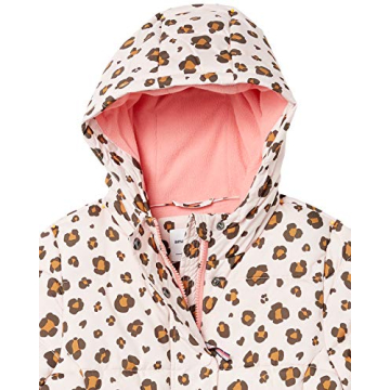Toddler Girls Pink Animal Print Puffer Jacket - Amazon Essentials