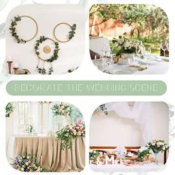 Giegxin 180 Pcs 3 Kinds Mixed Eucalyptus Leaves Stems Bulk Artificial Silver Dollar Leaves Picks Dried Eucalyptus Bundle Faux Spray for Wedding Vase Bouquet Floral Arrangement (Green)