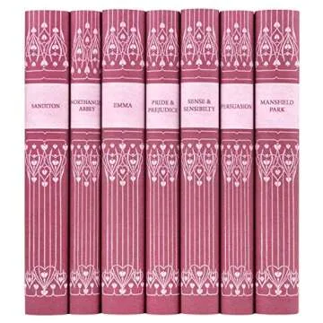 Jane Austen | Seven-Volume Hardcover Book Set with Custom Designed Juniper Books Dust Jackets | Author Jane Austen