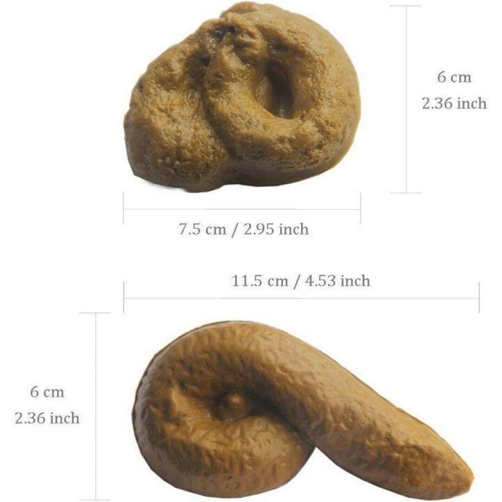Realistic Fake Poop Prank Toys Pack for Jokes