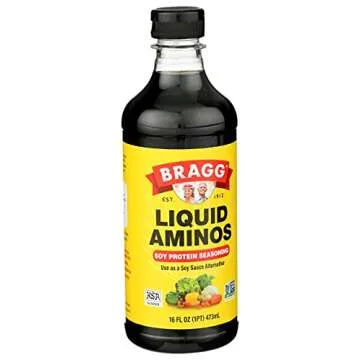 Bragg Liquid Aminos Seasoning 16 oz - Natural Soy Sauce Alternative
