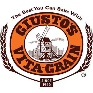 Giusto's Vita-Grain High Performer High Protein Unbleached Bread Flour, 25lb Bag