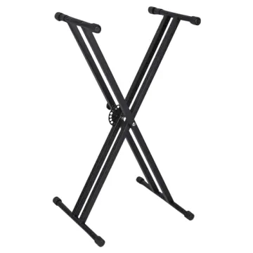 5 CORE Piano Keyboard Stand - Double X Heavy Duty Adjustable for 61-88 Keys