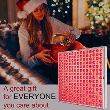 sgrow Red Light Therapy,45W LED Red Light Therapy Panel, 660nm and Near Infrared 850nm Red Light Therapy for Body,Skin Beauty, Pain Relief of Muscles and Joints