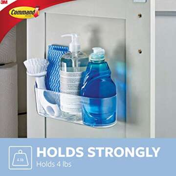 Command HOM-15 Large Caddy for Easy, Damage-Free Organizing