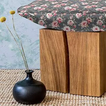 Ambesonne Shabby Flora Fluffy Throw Pillow Cushion Cover, Vintage Style Vibrant Roses Leaves Bush Buds Stems Rural Area Classical, Decorative Square Accent Pillow Case, 36" x 36", Multicolor