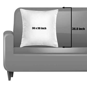 Ambesonne Shabby Flora Fluffy Throw Pillow Cushion Cover, Vintage Style Vibrant Roses Leaves Bush Buds Stems Rural Area Classical, Decorative Square Accent Pillow Case, 36" x 36", Multicolor