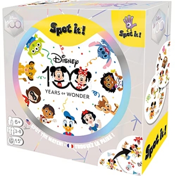 Spot It! Disney 100 Years of Wonder Game for Kids & Adults