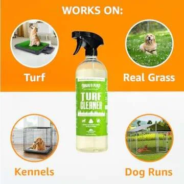 Paws and Play Turf Cleaner - Artificial Grass Dog Urine Cleaner That Cleans and Deodorizes Fake Grass | Turf Cleaner for Pet Urine Outdoor Ideal For Fake Grass Pee Pads - 32 Fl Oz (Single)