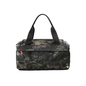 Vooray 22L Boost Duffel Bag – Small Travel & Sports Gym Bag for Women and Men with Shoe Pocket, Weekender for Overnight Football, Travel, Hospital Stays or Workout