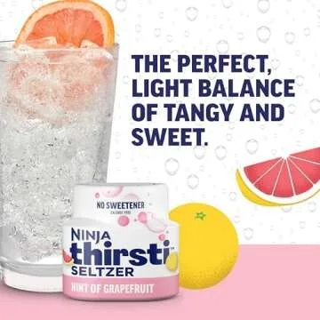 Ninja Thirsti Grapefruit Water Drops, Zero Calorie Refreshment