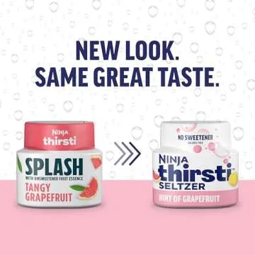 Ninja Thirsti Grapefruit Water Drops, Zero Calorie Refreshment
