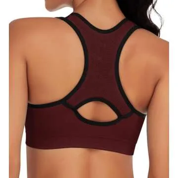 High Support Racerback Sports Bra for Women - Yoga & Gym