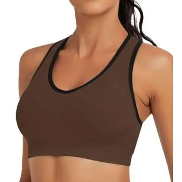 High Support Racerback Sports Bra for Women - Yoga & Gym