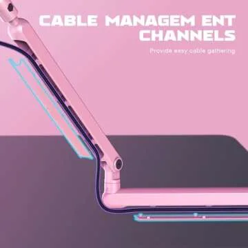 FIFINE Low Profile Boom Arm Mic Stand with Cable Management