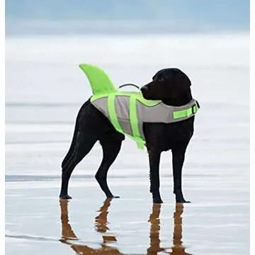 Queenmore Shark Dog Life Jacket High Buoyancy Safety Vest