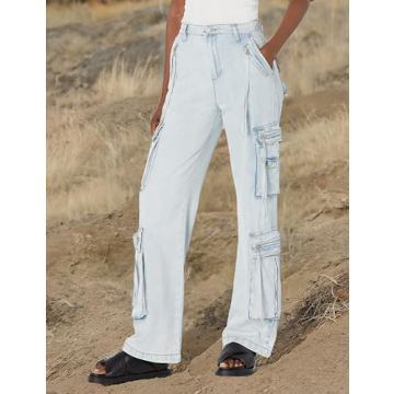 [BLANKNYC] Luxury Women's Cargo Pants - Comfy & Stylish