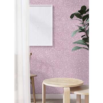 Light Pink Glitter Contact Paper DIY Self-Adhesive