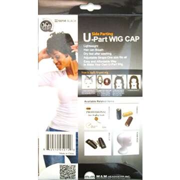 Qfitt Side Parting U-Part Wig Cap #5014