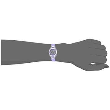 Armitron Sport Women's Purple and Silver Digital Watch