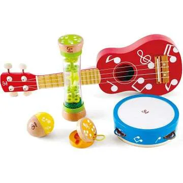 Hape Mini Band Instruments - 5 Piece Music Set for Kids