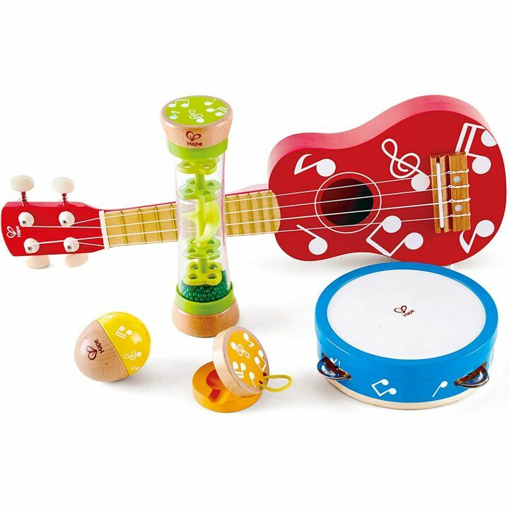 Hape Mini Band Instruments - 5 Piece Music Set for Kids