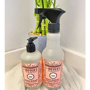 MRS. MEYER'S CLEAN DAY Multi-Surface Everyday Cleaner, Rose Scent, 16 Fl Oz (Pack of 6)
